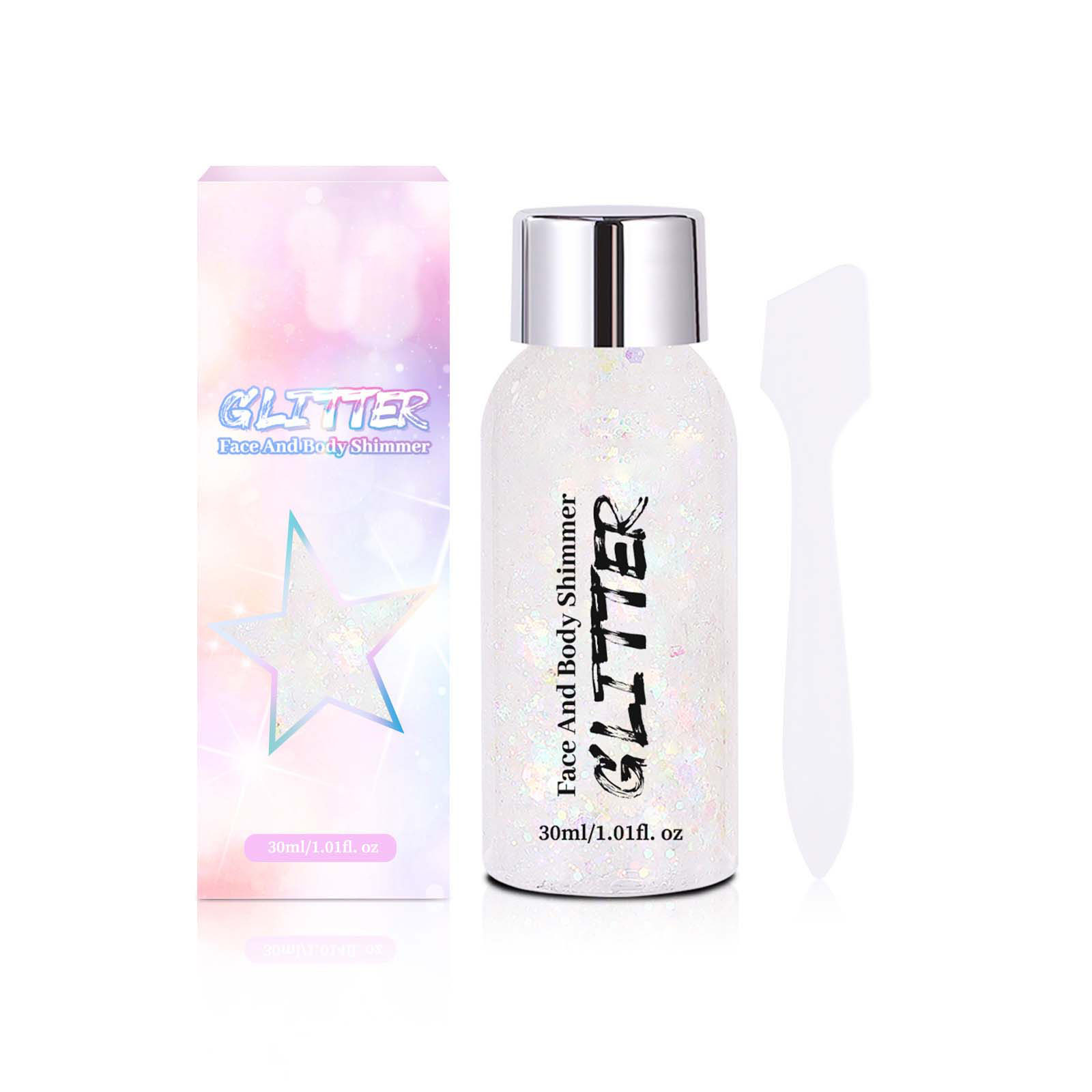 Shimmer Body Lotion, Glowing Body Shimmer Lotion, Glitter Body Lotion, Face Brighten Glow Highlighter Illuminator Body Makeup Shine Glitter Gold Liquid
